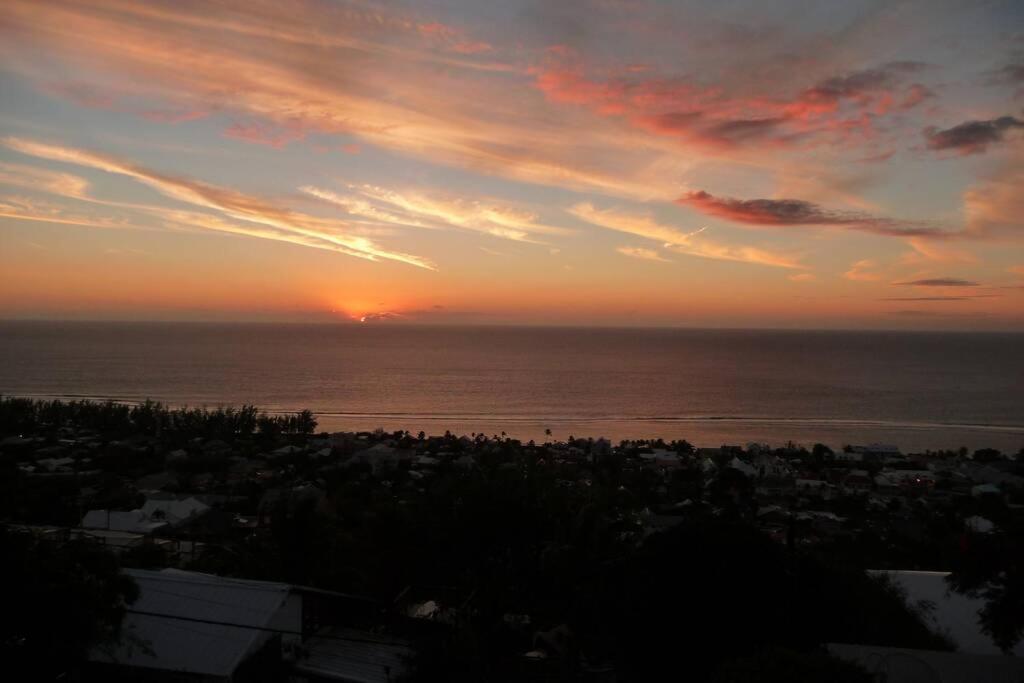 Chalet Sunset, Vue Panoramique Sur La Baie, Proche De Saint-Leu Et Ses Plages Exteriér fotografie